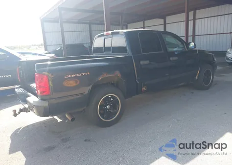 2007 Dodge Dakota Quad Laramie from USA, damaged, VIN 1D7HW58P37S180188